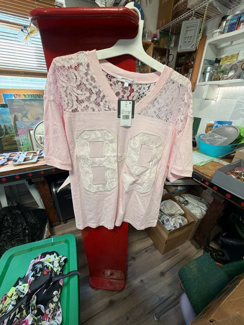 C0107 Large Grayson Threads Women's 89 Lace Jersey